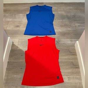 Men's Nike Pro Dri Fit Tank Lot Of 8
